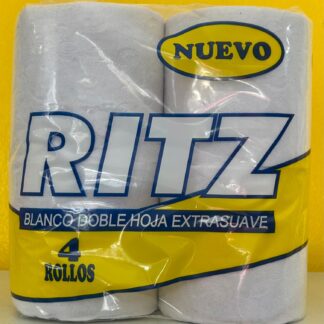 926 Papel Higienico Ritz 2H (amarillo) 12/4 rollos